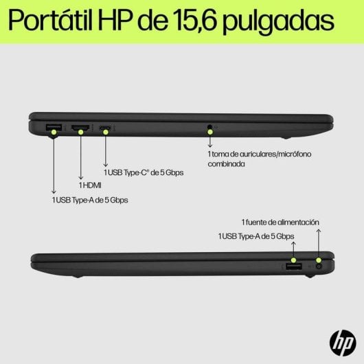 Portátil HP 15-fd0232ns 15.6" Intel Core i7-1355U 16GB 512GB SSD Intel Iris Xe Windows 11 Home