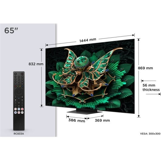 TCL QD-Mini LED 65" 65C7K UltraHD 4K Google TV