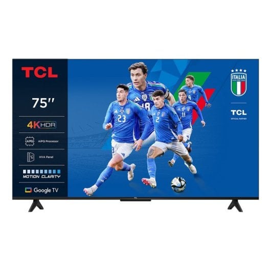 TCL LED 75" 75P6K UltraHD 4K Dolby Audio HDR10 Google TV