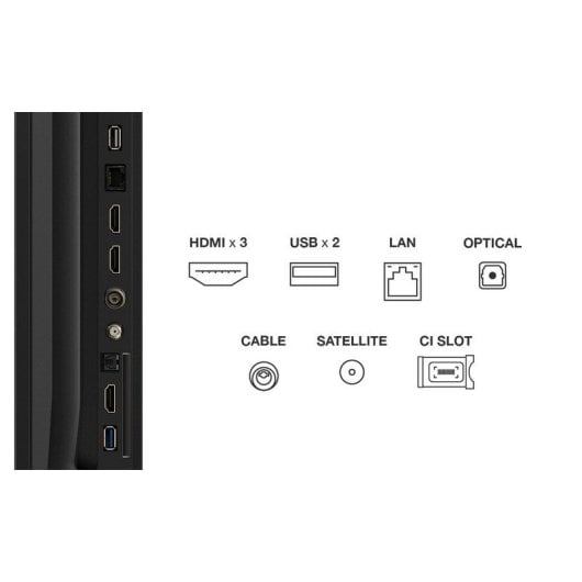 TCL LED 75" 75P6K UltraHD 4K Dolby Audio HDR10 Google TV