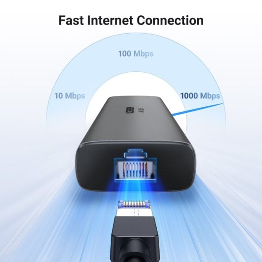 Hub Ugreen 6 em 1 USB-C HDMI 4K@60Hz 2xUSB-A 3.2 USB-C 3.2 RJ45 Gigabit PD 100W