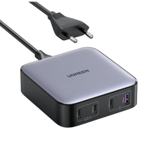 Caricabatterie da tavolo Ugreen Nexode USB-C da 100 W con porte USB-A e 3 porte USB-C