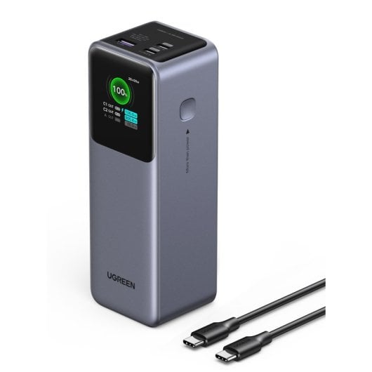 Power bank Ugreen Nexode 200W 25000mAh carga rápida