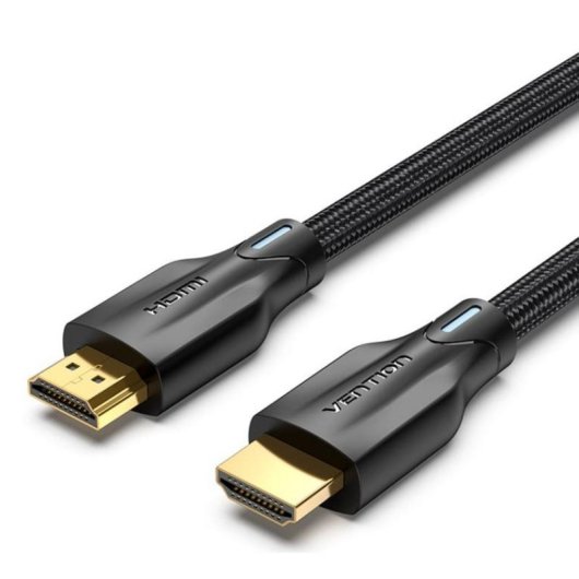 HDMI-Kabel Vention AAUBF 2.1 8K 1m Schwarz Gold 48Gbps AWG28