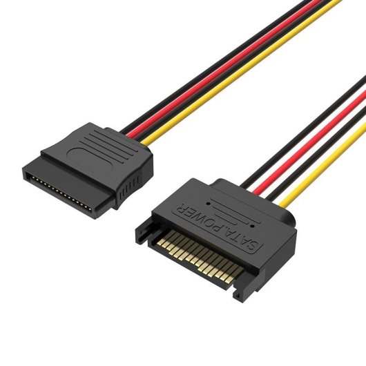 Cable de alimentación Vention KDABY SATA 15Pin macho-hembra 30cm cobre estañado