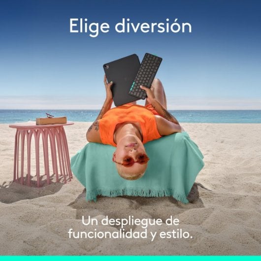 Logitech Flip Folio Funda con Teclado para iPad Pro / iPad Air de 11"