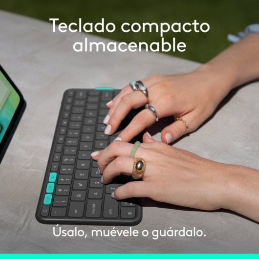Logitech Flip Folio Funda con Teclado para iPad Pro / iPad Air de 11"