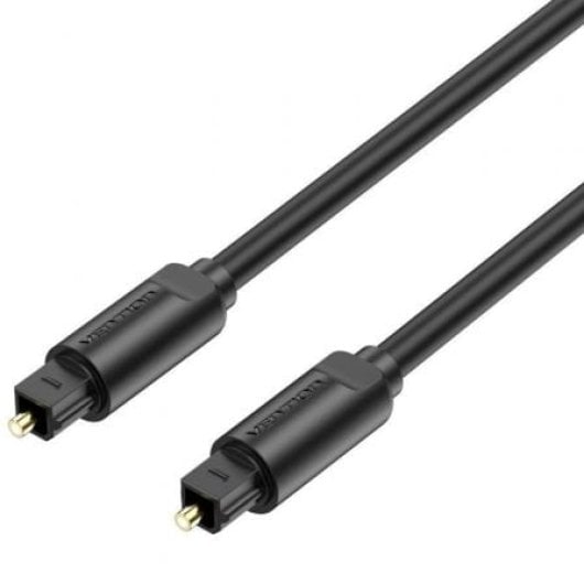 Cable de Audio Óptico Vention BAEBI 3m Negro con Conectores Toslink y Recubrimiento PVC