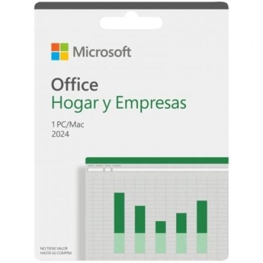 Suite ofimática Microsoft Office Hogar y Empresas Licencia Perpetua 1 Usuario PC/Mac