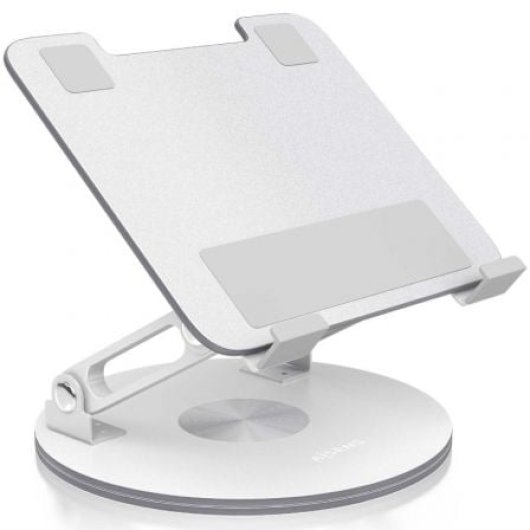 Soporte AISENS LPS4SL-341 para portátil/tablet 7-13? aluminio rotación 360° plegable plata