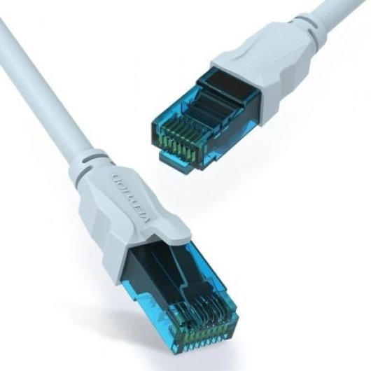 Cable de red Vention VAP-A10-S500 Cat.5e 5m Azul y Negro 100Mbps UTP CCA 26AWG