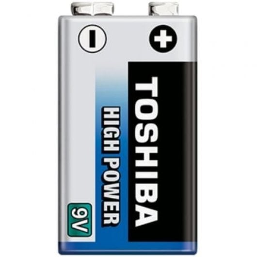Pila TOSHIBA 6LR61 9V Alcalina Alto Rendimiento Sin Metales Pesados