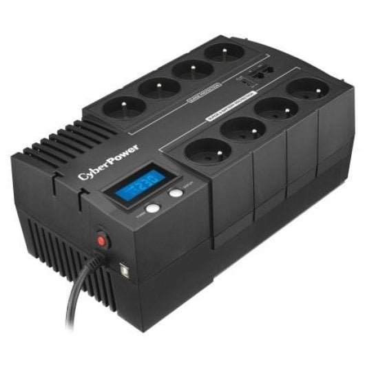 CyberPower 700VA UPS com Bateria de Chumbo Ácido 6 Minutos com LCD, Proteção Contra Sobretensão e USB
