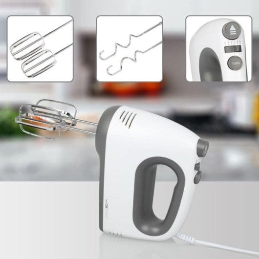 Sbattitore Clatronic HM 3775 400W 5 velocità Turbo acciaio inox