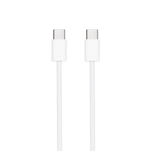 Cable USB-C Nanocable 10.01.6001-CO 60W 3A 1m Blanco Carga Rápida Algodón