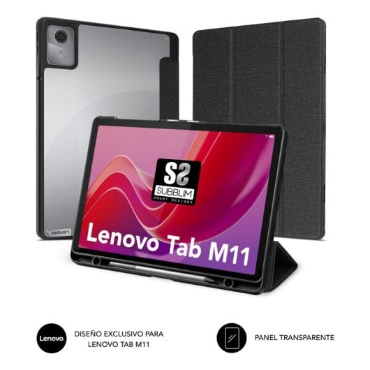 Funda SUBBLIM Lenovo Tab M11 Full SmartCover Shock Absortion Atril 2 Ángulos Slot Pen
