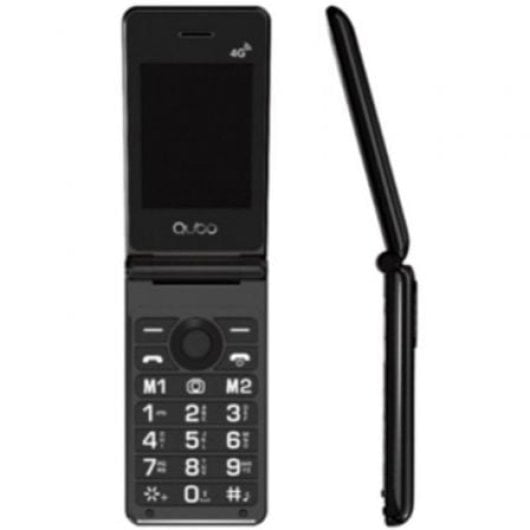 Teléfono móvil Qubo X-28 4G Black 1000mAh Cámara 0,3MPX USB-C Pantalla 2,8?