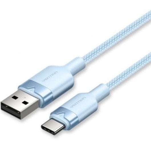 Câble USB 2.0 VENTION CTNLF Type-C vers USB-A 60 W 480 Mbps 1 m Bleu