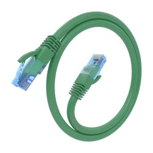 Cable de red AISENS A135-0807 RJ45 Cat.6 50cm Verde AWG26 CCA UTP