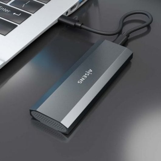 Caja Externa M.2 NVMe AISENS ASM2-029GR Aluminio Gris USB 3.2 Gen2 Sin tornillos Plug and Play