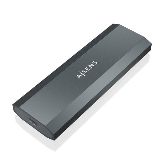 Caja Externa M.2 NVMe AISENS ASM2-029GR Aluminio Gris USB 3.2 Gen2 Sin tornillos Plug and Play