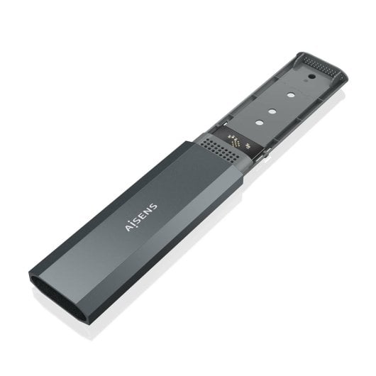 Caja Externa M.2 NVMe AISENS ASM2-029GR Aluminio Gris USB 3.2 Gen2 Sin tornillos Plug and Play