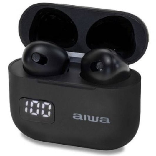 Auriculares AIWA inalámbricos Bluetooth V5.3 con estuche de carga y alta fidelidad