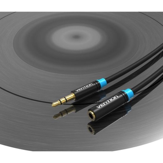 Audio-Kabel Vention VAB-B06-B200-M 3,5mm Männlich-Weiblich 2m Vergoldet