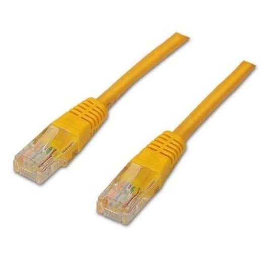 Cabo de rede AISENS A135-0255 Cat 6 2m, cobre banhado a ouro amarelo 100%