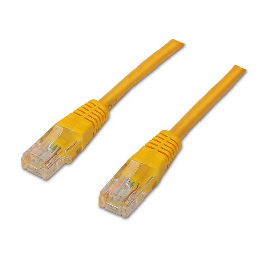 Cabo de rede AISENS A135-0255 Cat 6 2m, cobre banhado a ouro amarelo 100%