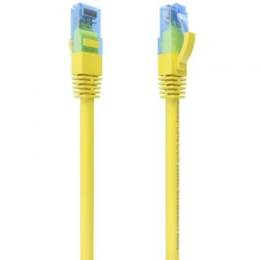 Cable de red AISENS A135-0834 Cat.6 1.5m Amarillo AWG26 CCA UTP RJ45