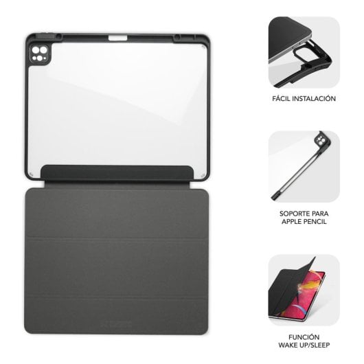 Funda SUBBLIM SUBCST-5SC401 iPad Pro 11? M4 Borde Reforzado Shock Absortion Slot Apple Pencil Negra