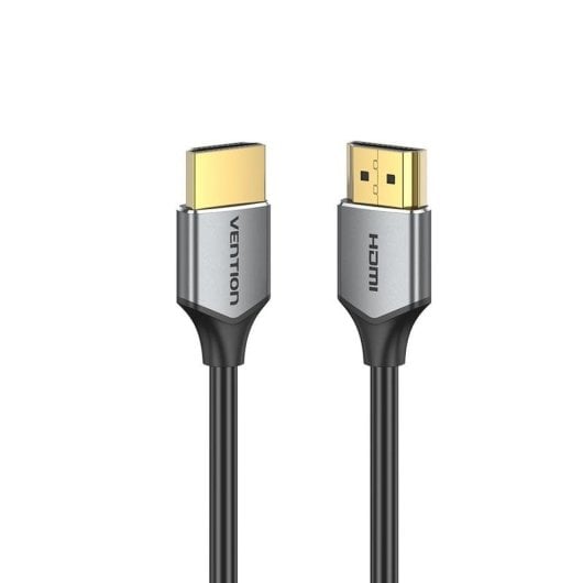 Cabo HDMI Vention ALEHG 1.5m 4K Slim Cinzento Chapado a Ouro 18 Gbps