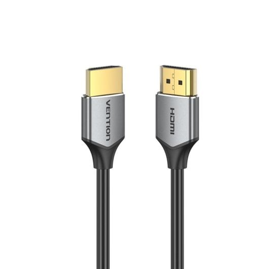 Cabo HDMI Vention ALEHG 1.5m 4K Slim Cinzento Chapado a Ouro 18 Gbps