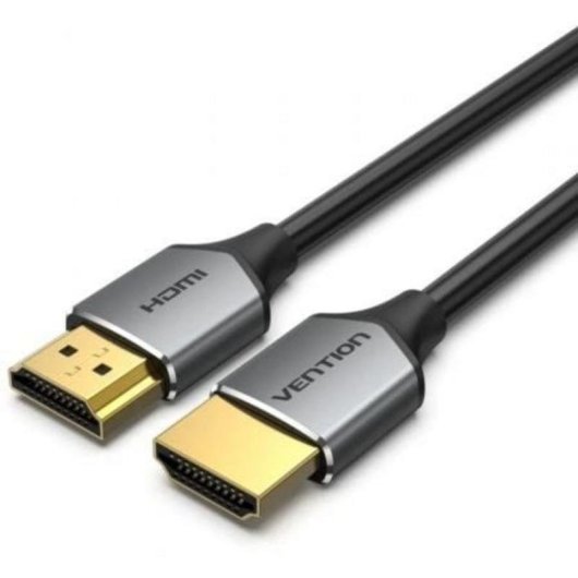 Cable HDMI Vention ALEHG 1.5m Slim 4K 18 Gbps gris