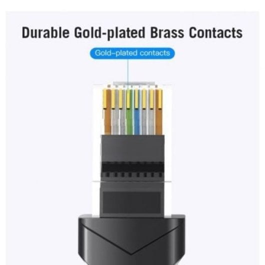 Cable de Red Vention IBEBT Cat.6 30m 1000Mbps UTP 26AWG Negro
