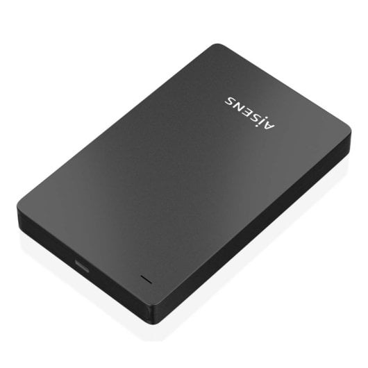 Caja Externa 2.5? SATA USB-C USB 3.1 Gen1 AISENS Aluminio Negro Toolless Plug & Play