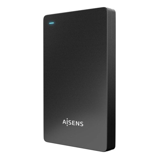 Caja Externa 2.5? SATA USB-C USB 3.1 Gen1 AISENS Aluminio Negro Toolless Plug & Play