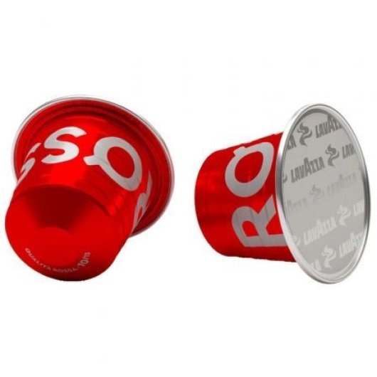 Lavazza Qualità Rossa Cápsulas para Nespresso 10 Unidades Arábica Robusta Chocolate Torrado Médio