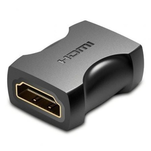 Adaptador HDMI Vention AIRB0-2 Hembra a Hembra 4K 60Hz Chapado Oro Pack 2 Uds