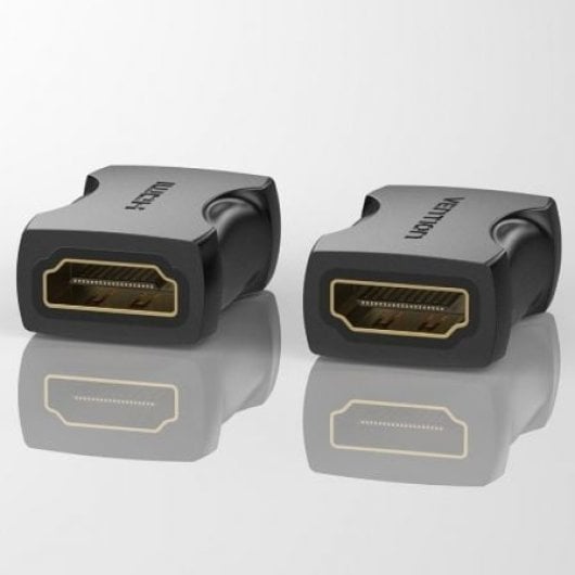 Adaptador HDMI Vention AIRB0-2 Hembra a Hembra 4K 60Hz Chapado Oro Pack 2 Uds