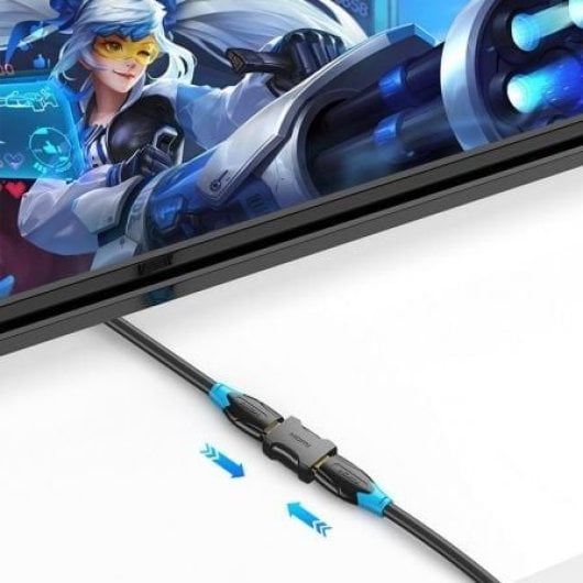 Adaptador HDMI Vention AIRB0-2 Hembra a Hembra 4K 60Hz Chapado Oro Pack 2 Uds