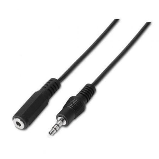 Cable AISENS A128-0146 Jack 3.5 Macho-Hembra 3m Negro Alta Compatibilidad