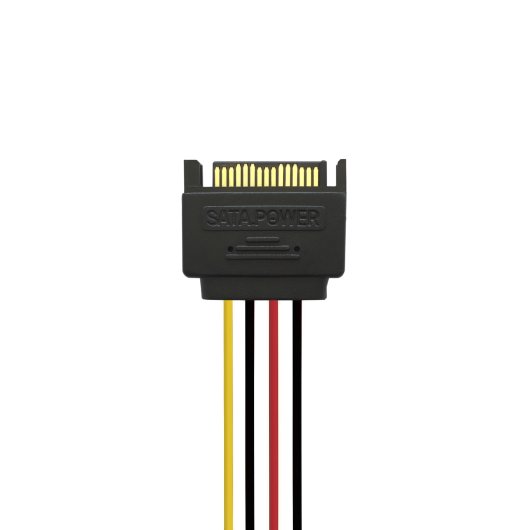 AISENS A131-0353 Cabo SATA Macho para 2x Fêmea 15 pinos 0,2m Preto até 54W