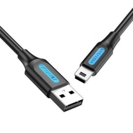 USB-Kabel Vention COMBD 0,5 m 480 Mbit/s 2 A USB-A auf Mini-USB-B Schwarz