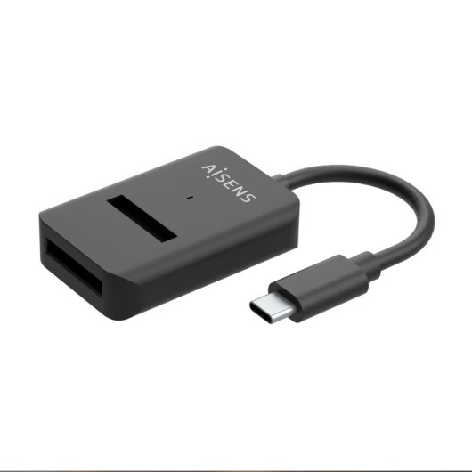 Caja externa SSD AISENS ASUC-M2D011-BK M.2 SATA/NVMe USB-C 10 Gbit/s Negra