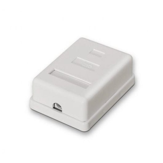 Roseta de superfície AISENS A139-0303 Cat.6 FTP 1 tomada RJ45 branca