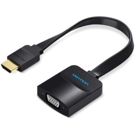 Vention 74346 HDMI auf VGA/Micro USB/Klinke 3,5mm Konverter 0,2m Schwarz