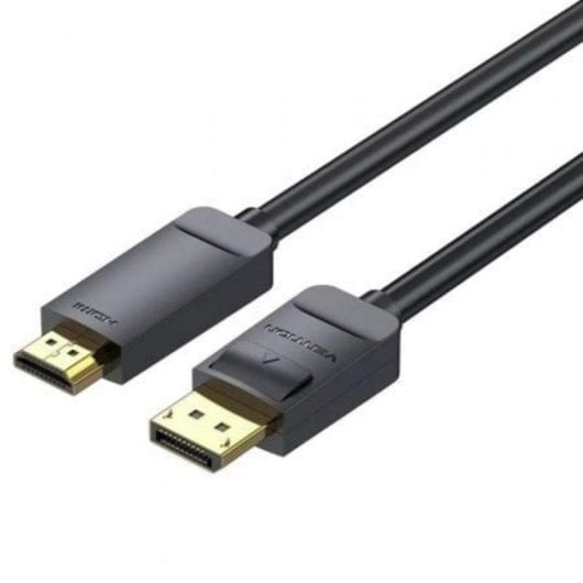 Cable adaptador Vention HAGBJ DisplayPort a HDMI 4K macho 5m negro alta resistencia