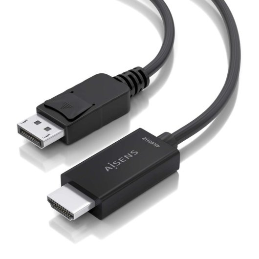 Cable Conversor AISENS A125-0893 DisplayPort HDMI 4K 1.5m Negro